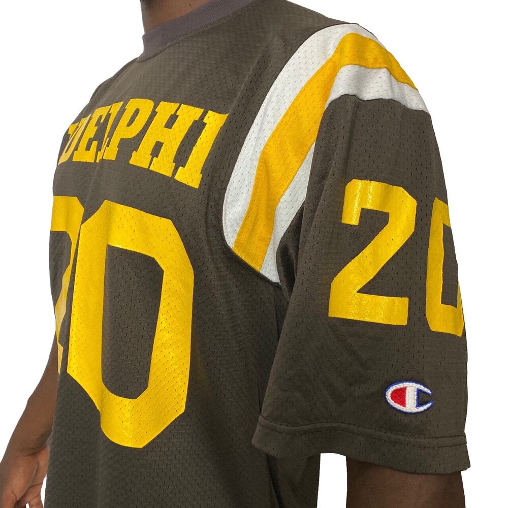 Vintage Champion Adelphi University Football Jersey Large - Picture 2 of 4